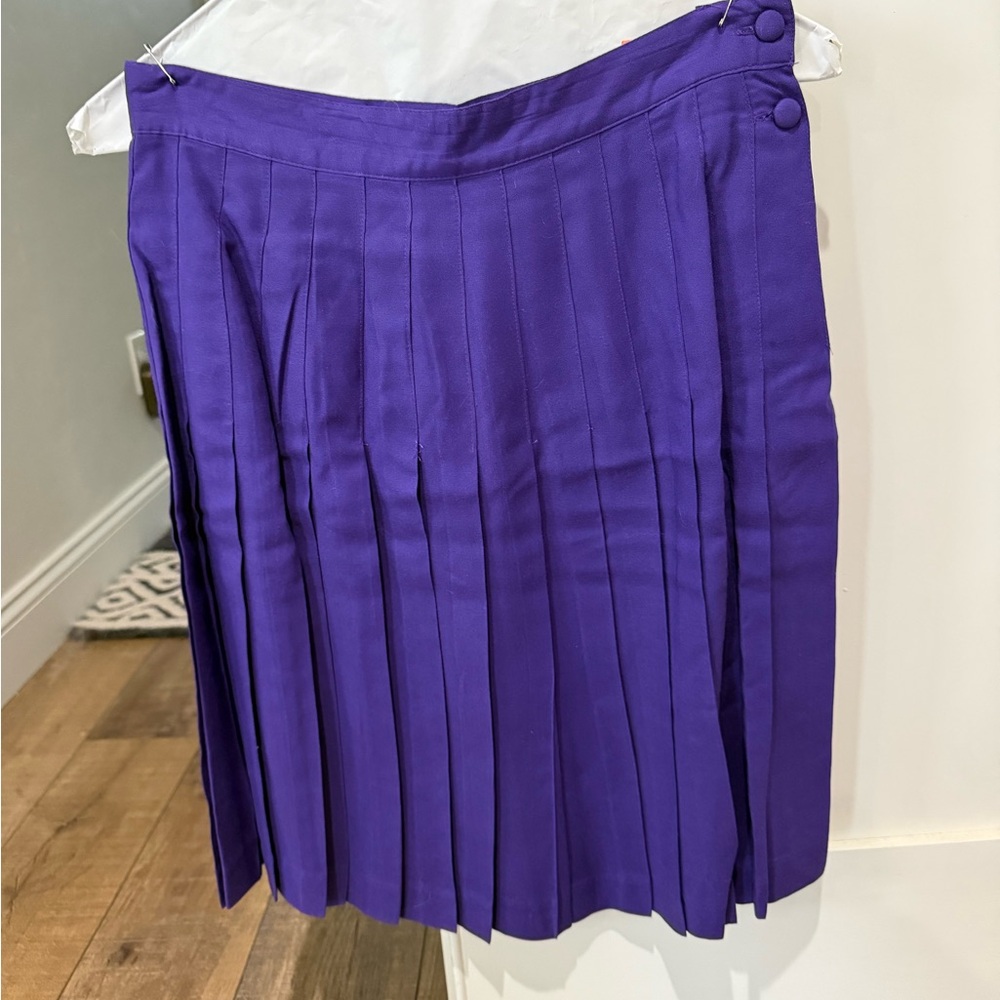 Vintage Gap Purple Pleated Skirt